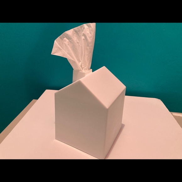 Umbra Accents Umbra House Home Tissue Box Cover Holder White Modern Decor Bedroom Bathroom
